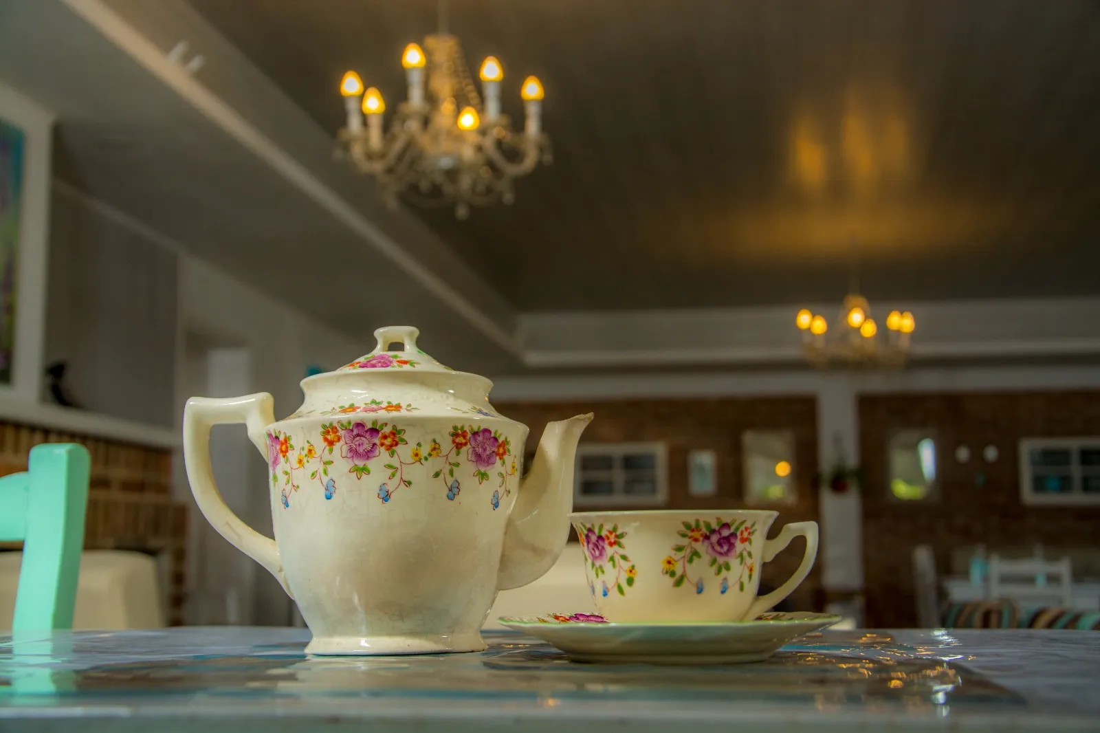 Taza de té casera para regalar como voucher